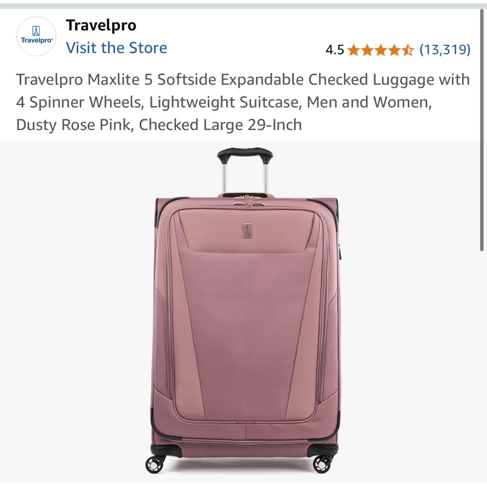 Travelpro Maxlite 5 Softside Expandable Checked Luggage